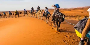 Camel ride in Merzouga, 4-Day Luxury Desert Tour: Marrakech to Merzouga & Back