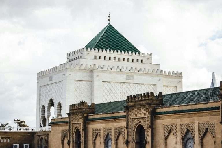 Mausoleum of Mohammed V in Rabat, Morocco