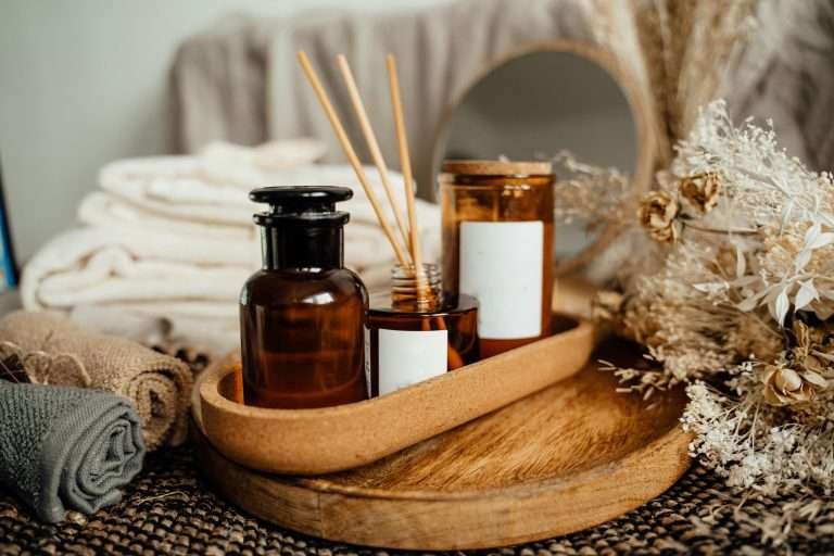 Moroccan hammam oils and essential oil diffuser
