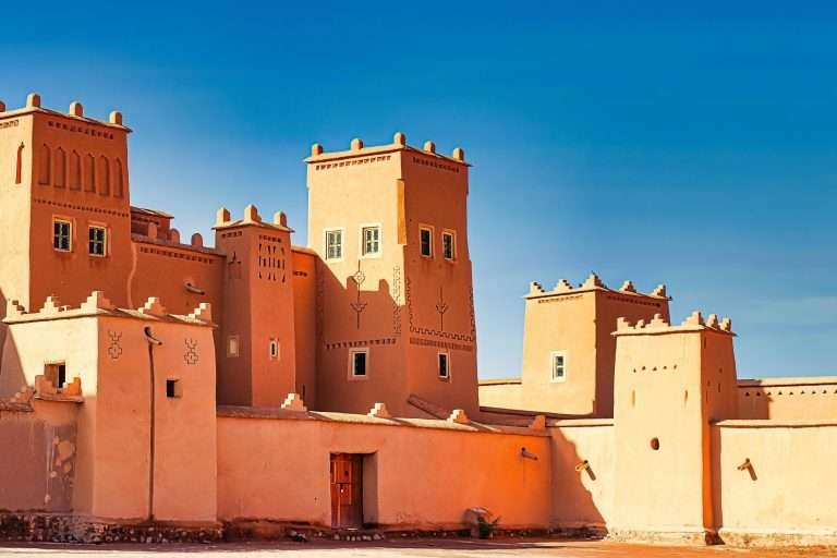 Old kasbah in Oarzazate, Morocco
