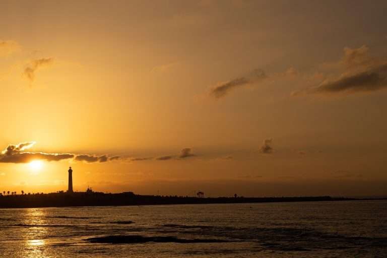 Coastal walk corniche Casablanca